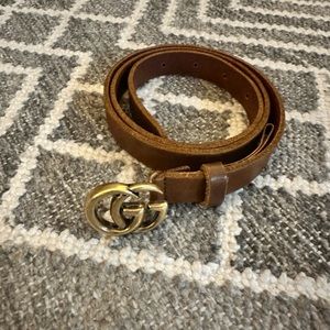 Gucci GG slim belt